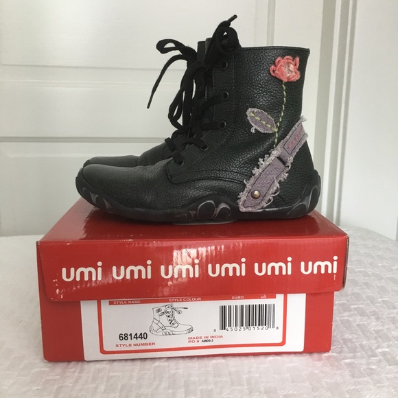 UMI Jelly Bean Leather Boots Like New in Box! - Picture 6 of 8